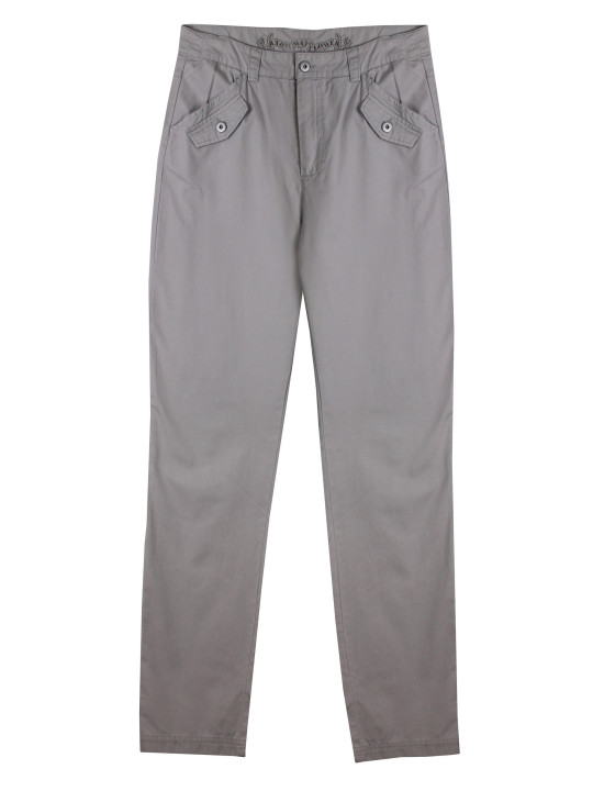 Pantalon extensible gris perle SE1087 – 4 poches + fantaisie
