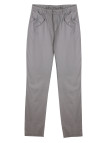 Pantalon extensible gris perle SE1087 – 4 poches + fantaisie