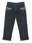 Pantacourt femme MAYFLOWER SE1103 bleu stone washed stretch