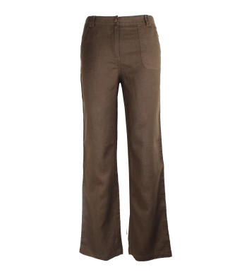 Pantalon en lin 011107U001