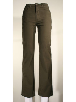 Jean femme MAYFLOWER UF268 kaki coton stretch
