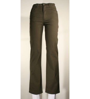 Jean femme MAYFLOWER UF268 kaki coton stretch