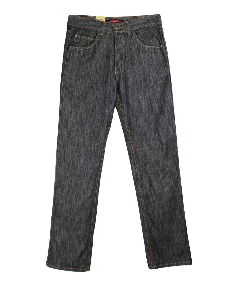 Jean Homme Noir K-Dran KD006 | 100% Coton & Style Durable