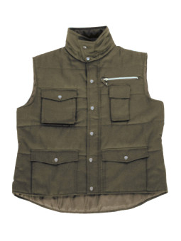 Gilet multi-poches homme kaki SEDETEX confort et pratique SH1198