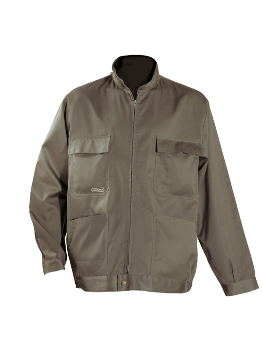Veste de travail homme polyester coton terre – A0459