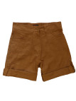 Short lin camel femme BOCCAC – Poches, coupe réglable