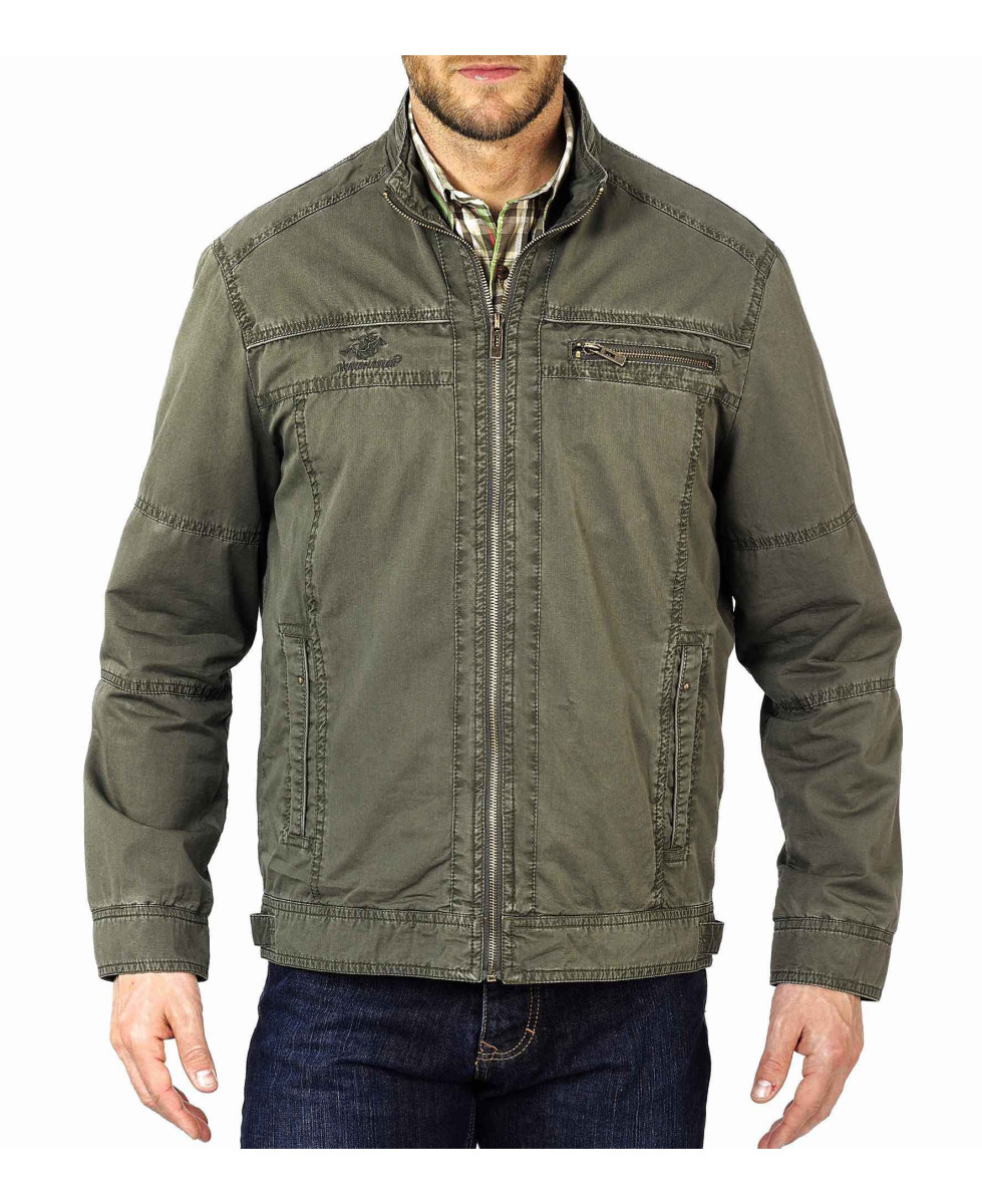 Veste homme WINCHESTER BRANDON1 coton gris casual