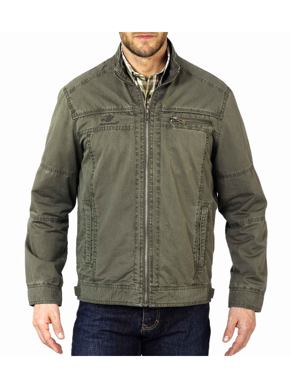 Veste homme WINCHESTER BRANDON1 coton gris casual