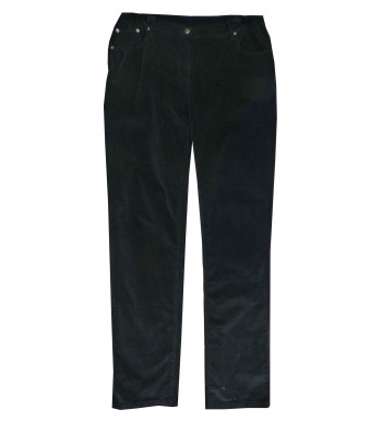 Pantalon velours élastique noir femme – Doux, chic, confortable