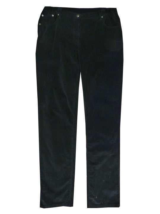 Pantalon velours élastique noir femme – Doux, chic, confortable
