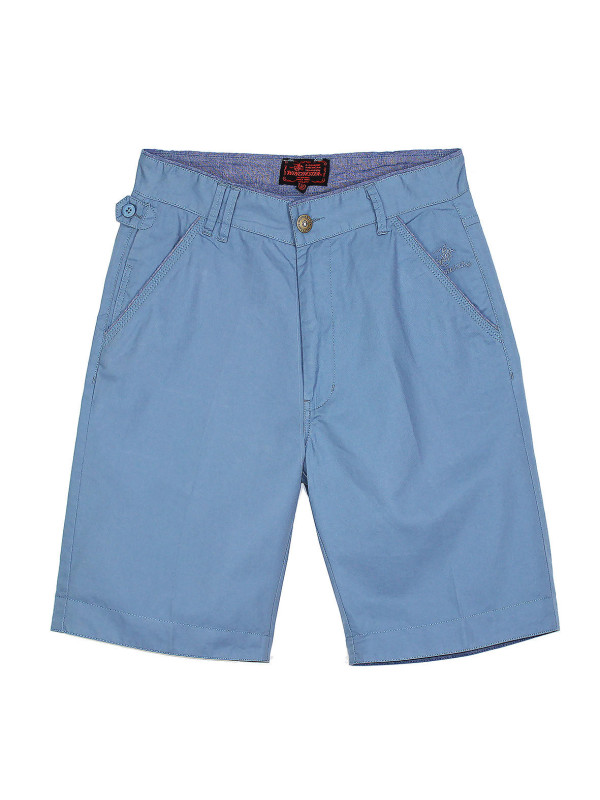 Bermuda homme bleu coton pratique – INDUS1