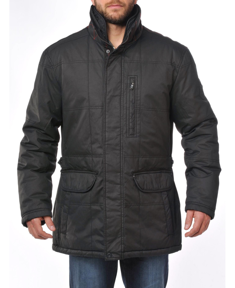 Parka WINCHESTER NOVAK noire déperlante homme
