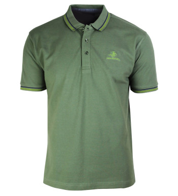 Polo homme vert olive coton élégant – ROGAN1