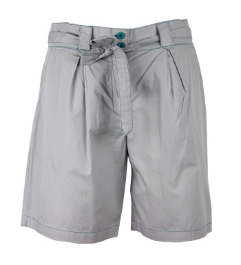 Short mi-long femme SE1105T SYLVER/turquoise – Ceinture coton