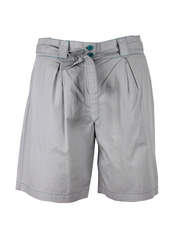 Short mi-long femme SE1105T SYLVER/turquoise – Ceinture coton