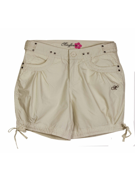 Short sable femme SE1163S – Cordon fantaisie, 100% coton