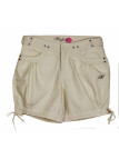 Short sable femme SE1163S – Cordon fantaisie, 100% coton