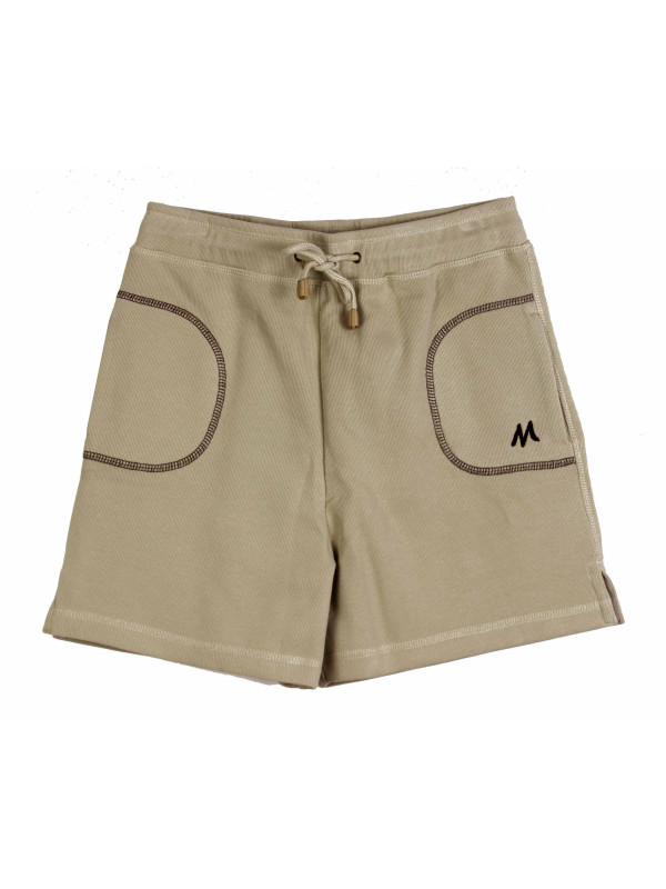 Short sport femme sable – Léger, coton acrylique, confort