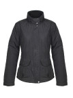 Veste matelassée noire femme – Nylon, poches à rabat, chic