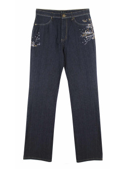 Jean femme SH1083 MAYFLOWER bleu denim extensible