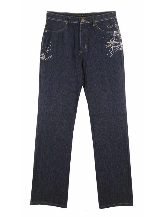 Jean femme SH1083 MAYFLOWER bleu denim extensible