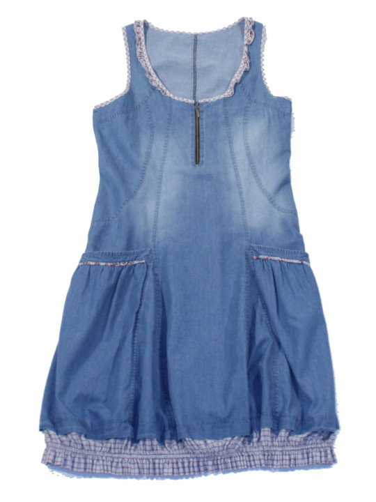 Robe jean Liberty Stone MAYFLOWER bleu stone coton