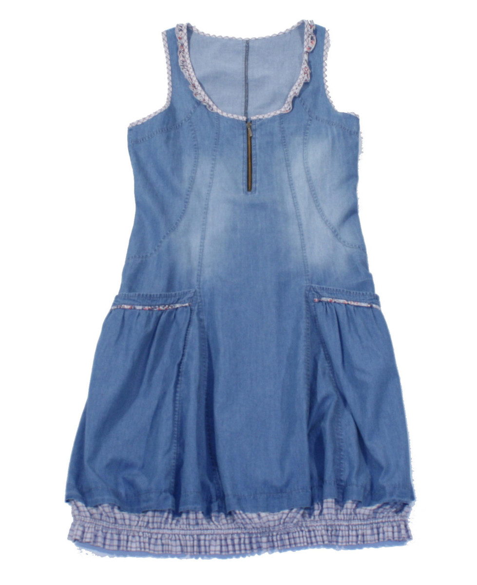 Robe jean Liberty Stone MAYFLOWER bleu stone coton