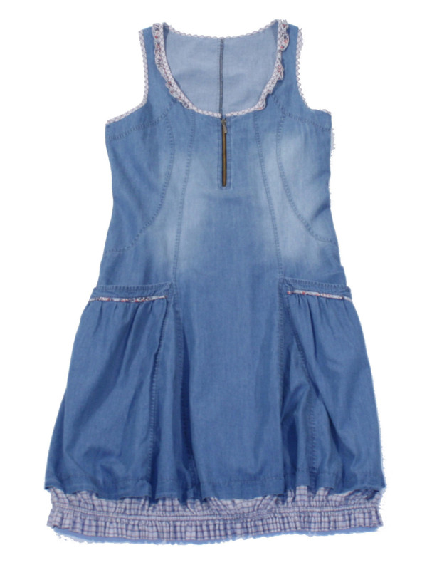 Robe jean Liberty Stone MAYFLOWER bleu stone coton