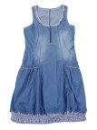 Robe jean Liberty Stone MAYFLOWER bleu stone coton