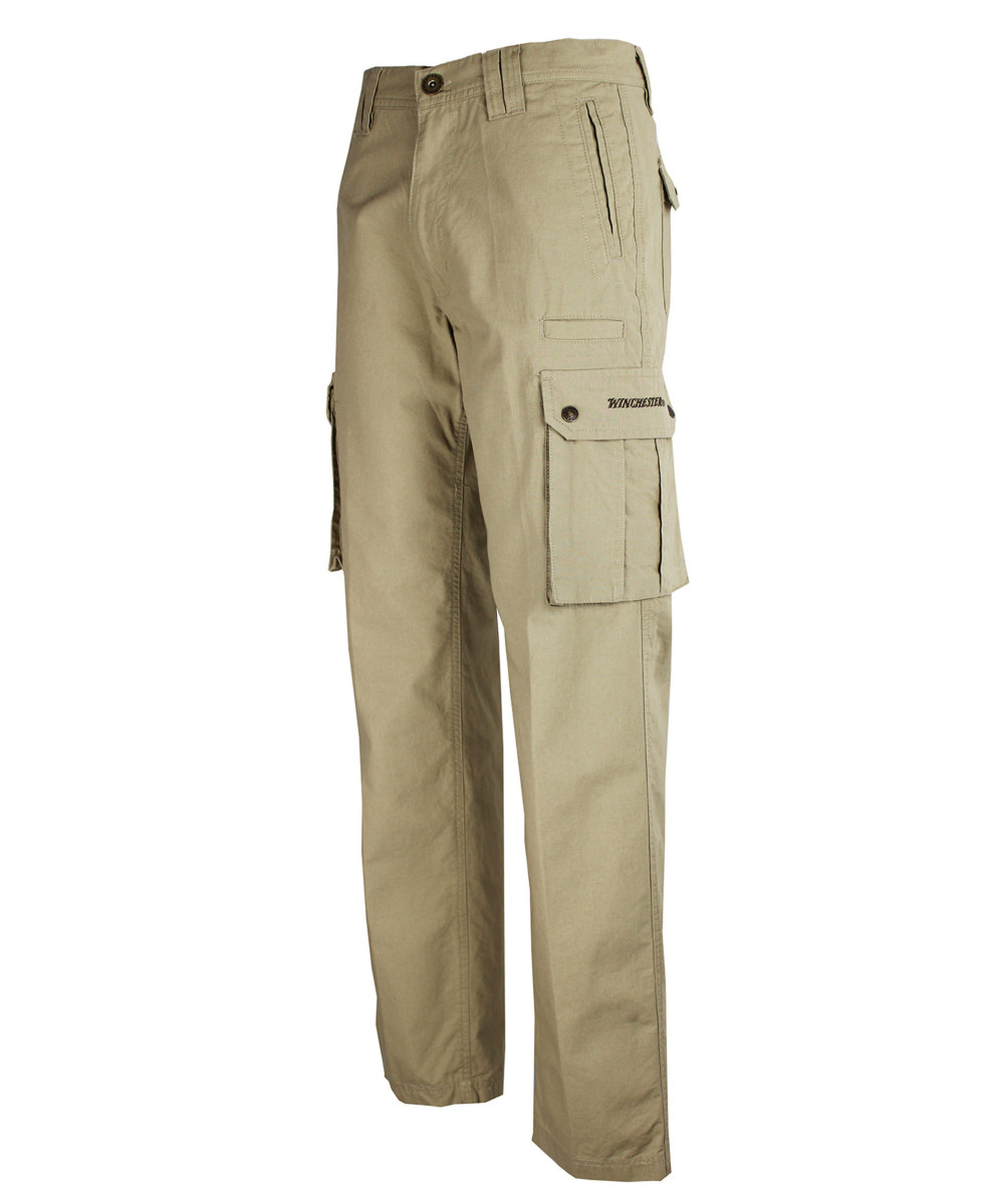 Pantalon homme WINCHESTER WESTYB coton beige structuré