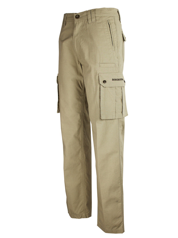 Pantalon homme WINCHESTER WESTYB coton beige structuré