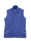 Gilet polaire femme bleu – Col montant, zippé, poches pratiques