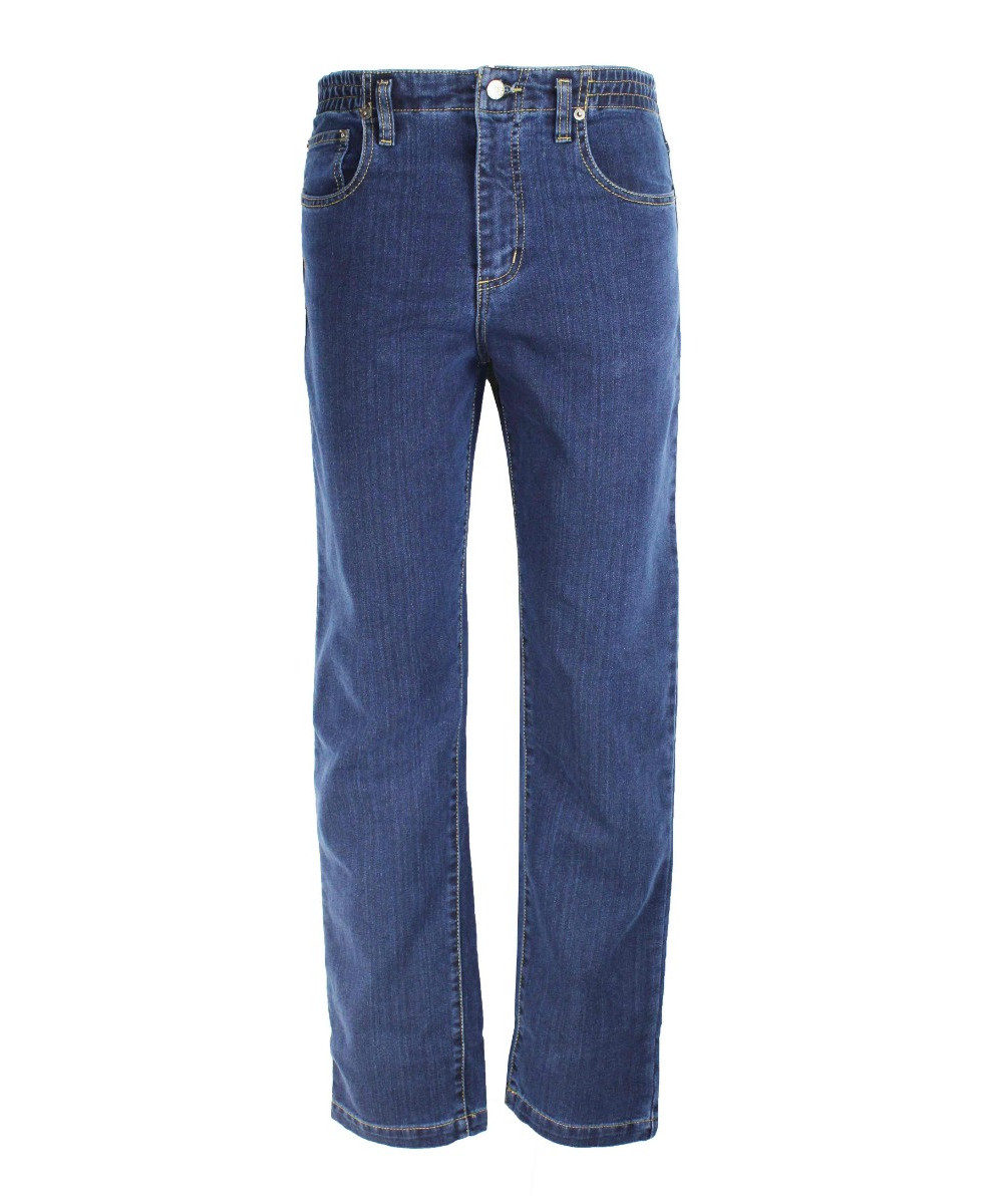 Jean Taille Haute Femme Bleu Stone Stretch - Mode Directe