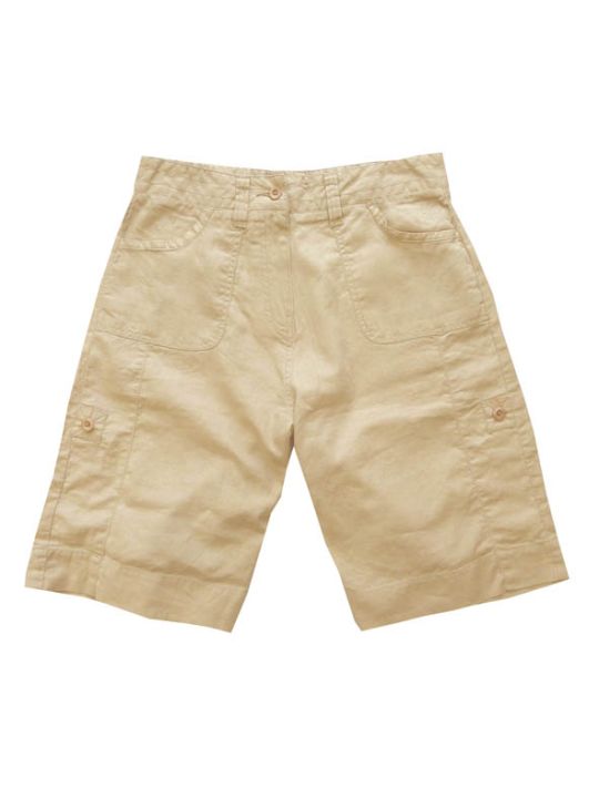 Short en lin et coton BASTIAB