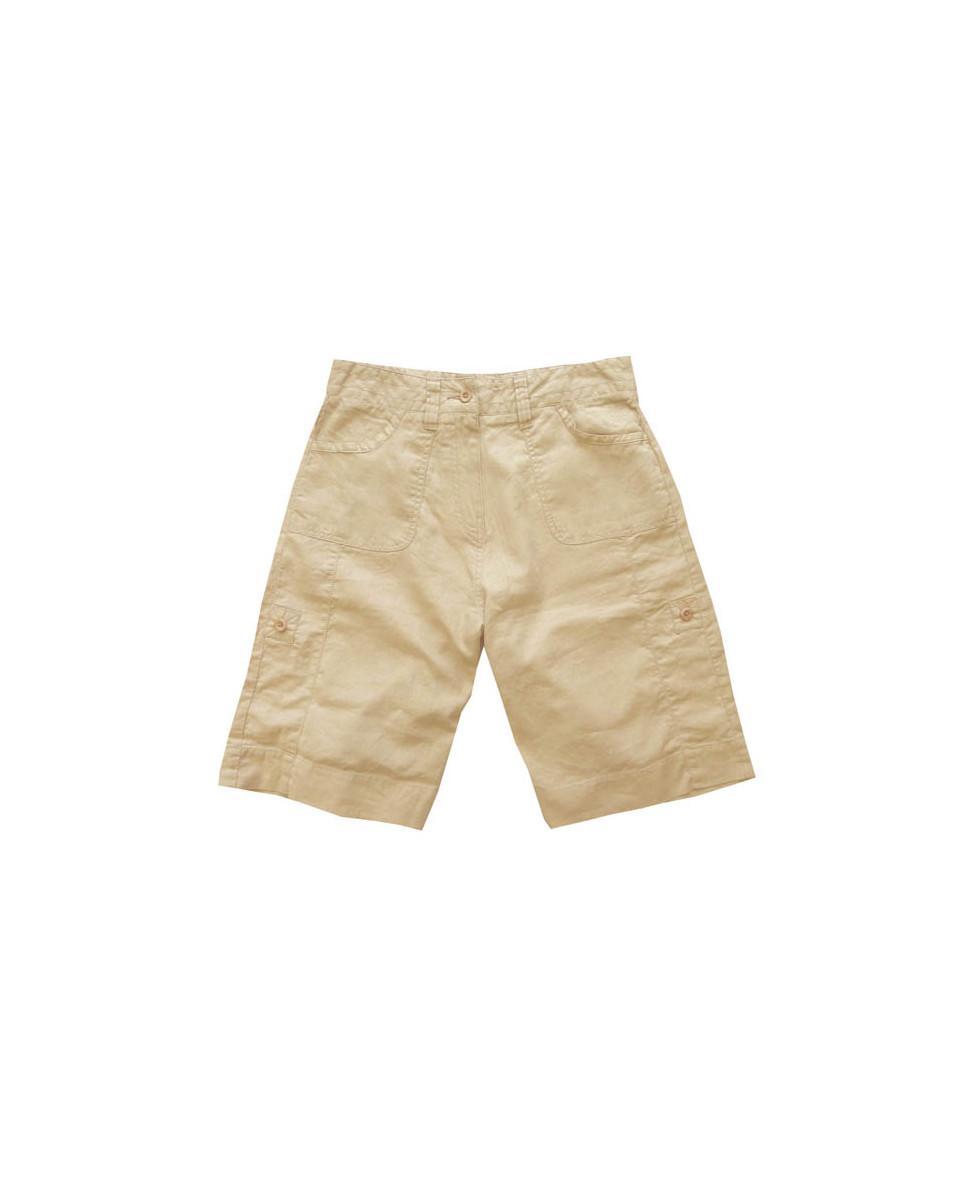 Short en lin et coton BASTIAB