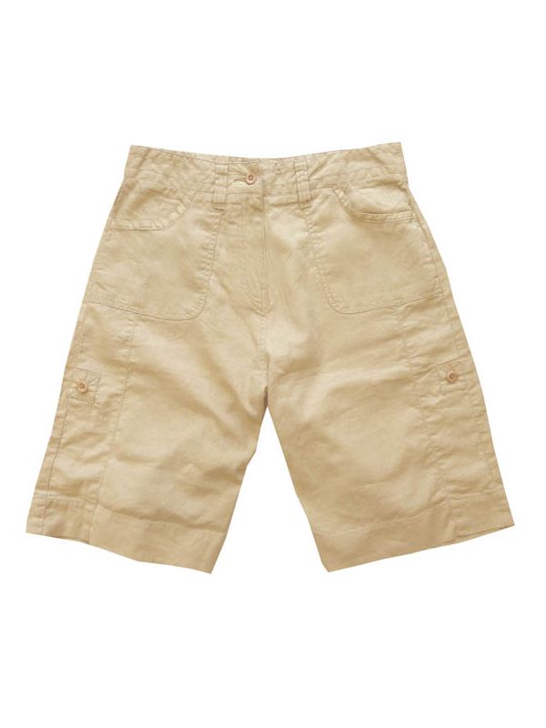 Short en lin et coton BASTIAB