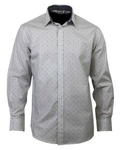 Chemise manches longues à motifs CH4004