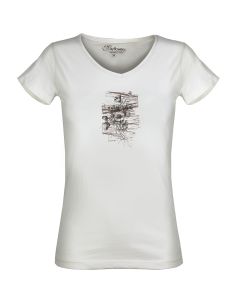 Tee - shirt col V DOTTY1