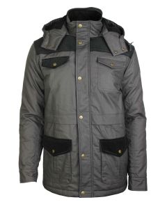 Parka doublée bi matière JANGO1