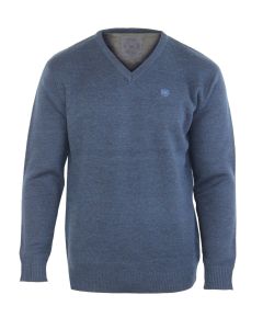 Pull col V 30% laine PINSON1