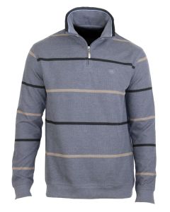 Sweat shirt col montant zipppé PORTO1