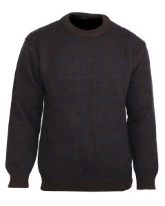 Pull chaud motif jacquard 30% laine RH077M